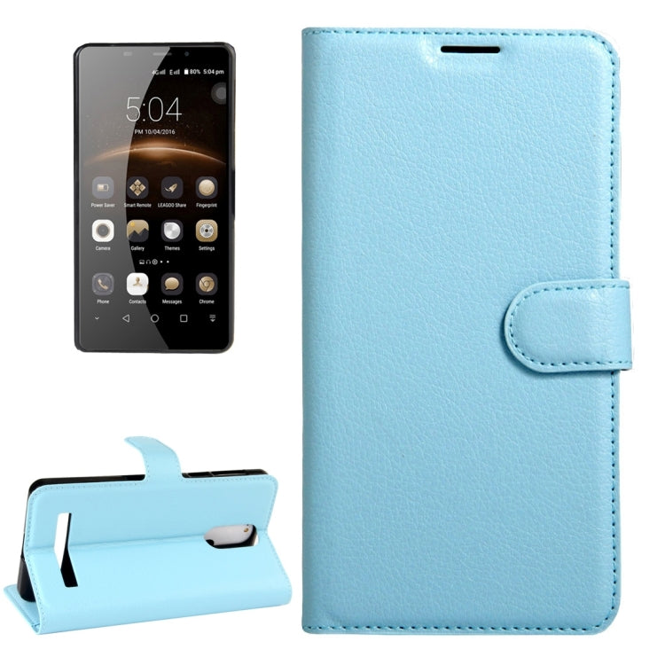 LEAGOO for M8 (MPH1460) Litchi Texture Horizontal Flip Leather Case with Magnetic Buckle & Holder & Card Slots & Wallet