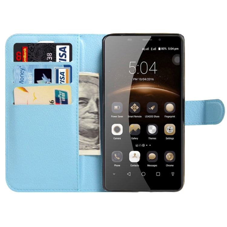LEAGOO for M8 (MPH1460) Litchi Texture Horizontal Flip Leather Case with Magnetic Buckle & Holder & Card Slots & Wallet