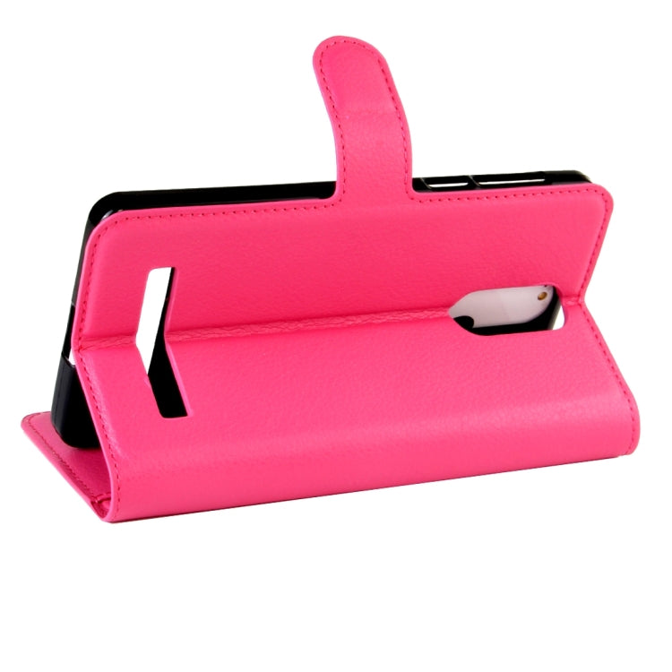 LEAGOO for M8 (MPH1460) Litchi Texture Horizontal Flip Leather Case with Magnetic Buckle & Holder & Card Slots & Wallet