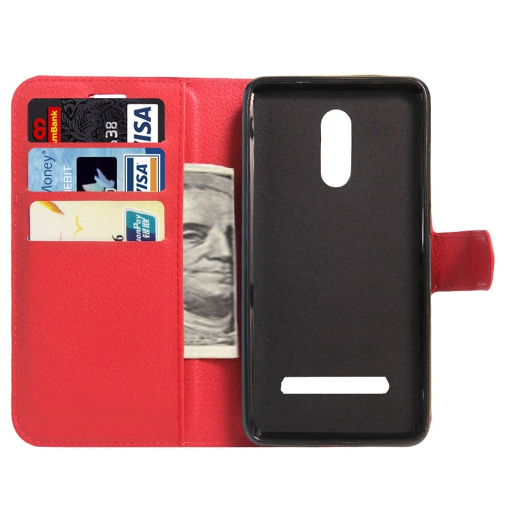 LEAGOO for M8 (MPH1460) Litchi Texture Horizontal Flip Leather Case with Magnetic Buckle & Holder & Card Slots & Wallet