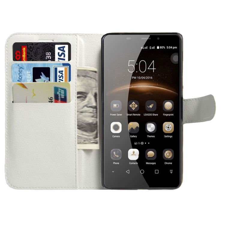 LEAGOO for M8 (MPH1460) Litchi Texture Horizontal Flip Leather Case with Magnetic Buckle & Holder & Card Slots & Wallet