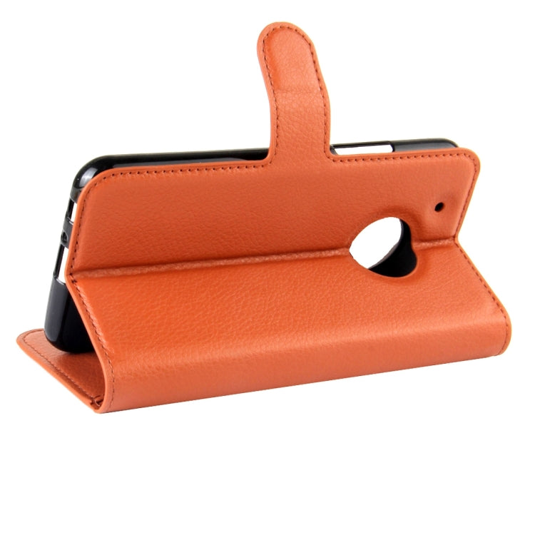For Motorola Moto G Plus (5th Gen.) Litchi Texture Horizontal Flip Leather Case with Magnetic Buckle & Holder & Card Slots & Wallet