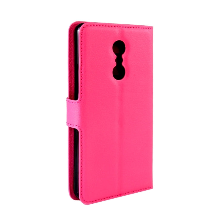 For Lenovo K6 Note Litchi Texture Horizontal Flip Leather Case with Magnetic Buckle & Holder & Card Slots & Wallet