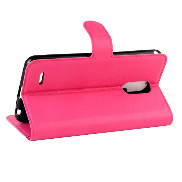 For LG Stylus 3 Litchi Texture Horizontal Flip Leather Case with Magnetic Buckle & Holder & Card Slots & Wallet