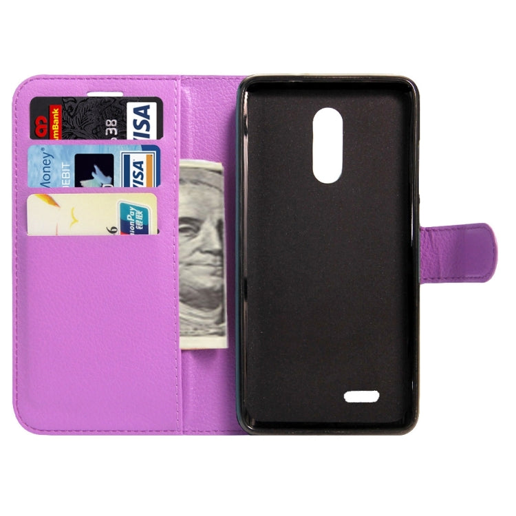 For LG Stylus 3 Litchi Texture Horizontal Flip Leather Case with Magnetic Buckle & Holder & Card Slots & Wallet