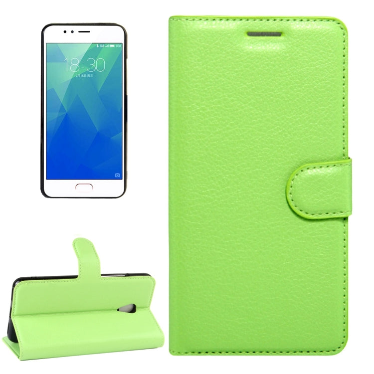For Meizu  M5s Litchi Texture Horizontal Flip Leather Case with Magnetic Buckle & Holder & Card Slots & Wallet
