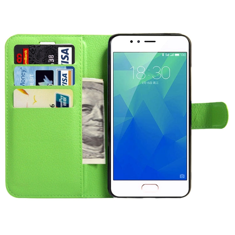 For Meizu  M5s Litchi Texture Horizontal Flip Leather Case with Magnetic Buckle & Holder & Card Slots & Wallet