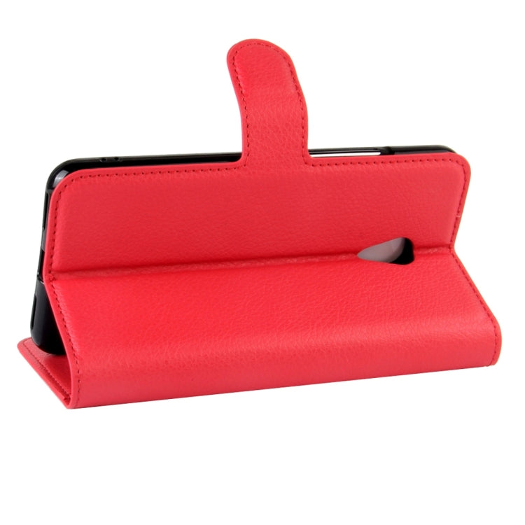 For Meizu  M5s Litchi Texture Horizontal Flip Leather Case with Magnetic Buckle & Holder & Card Slots & Wallet