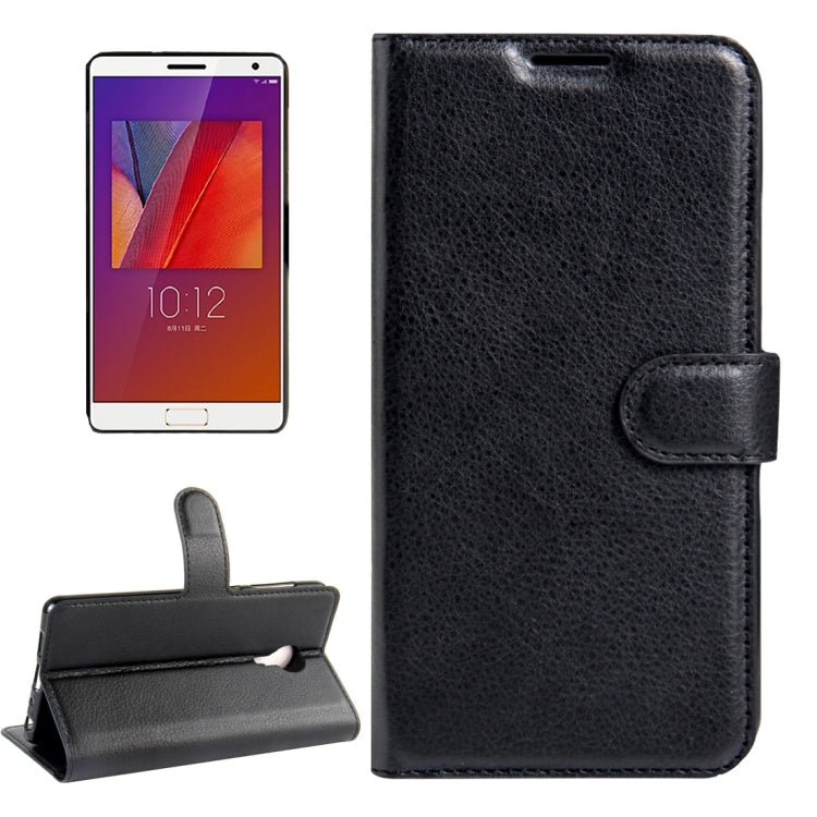 For Lenovo ZUK Edge Litchi Texture Horizontal Flip Leather Case with Magnetic Buckle & Holder & Card Slots & Wallet