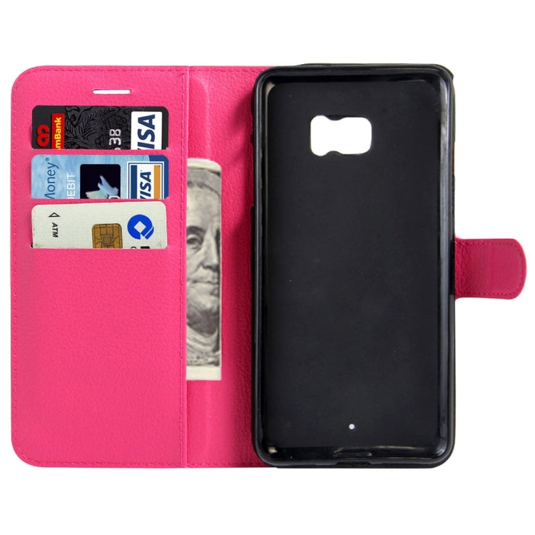 For HTC U Ultra / HTC Ocean Note Litchi Texture Horizontal Flip Leather Case with Magnetic Buckle & Holder & Card Slots & Wallet