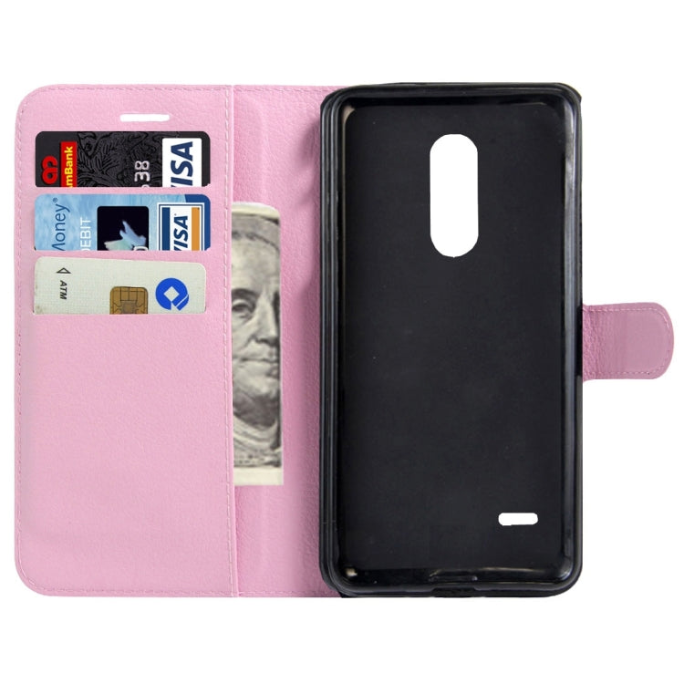 For LG K10 (2017) (EU Version) Litchi Texture Horizontal Flip Leather Case with Magnetic Buckle & Holder & Card Slots & Wallet