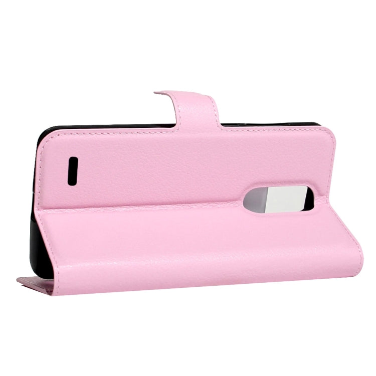 For LG K10 (2017) (EU Version) Litchi Texture Horizontal Flip Leather Case with Magnetic Buckle & Holder & Card Slots & Wallet