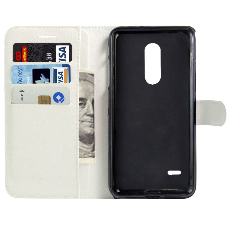 For LG K10 (2017) (EU Version) Litchi Texture Horizontal Flip Leather Case with Magnetic Buckle & Holder & Card Slots & Wallet