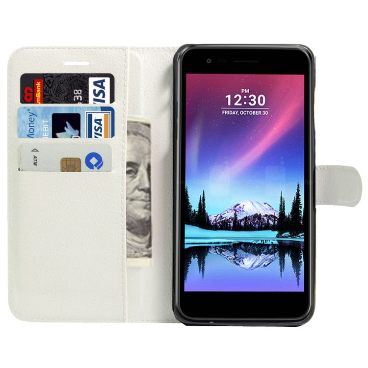 For LG K10 (2017) (EU Version) Litchi Texture Horizontal Flip Leather Case with Magnetic Buckle & Holder & Card Slots & Wallet