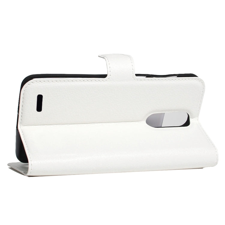 For LG K10 (2017) (EU Version) Litchi Texture Horizontal Flip Leather Case with Magnetic Buckle & Holder & Card Slots & Wallet