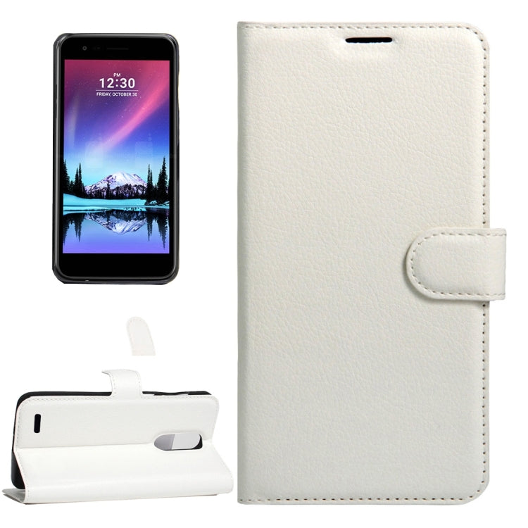 For LG K10 (2017) (EU Version) Litchi Texture Horizontal Flip Leather Case with Magnetic Buckle & Holder & Card Slots & Wallet