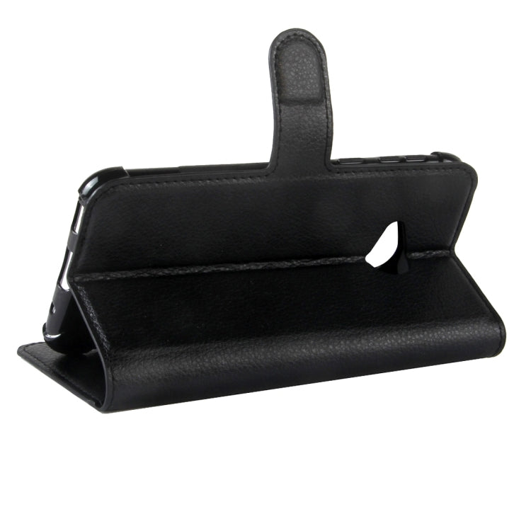 For HTC U Play Litchi Texture Horizontal Flip Leather Case with Magnetic Buckle & Holder & Card Slots & Wallet