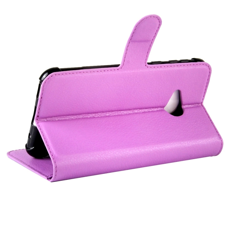 For HTC U Play Litchi Texture Horizontal Flip Leather Case with Magnetic Buckle & Holder & Card Slots & Wallet