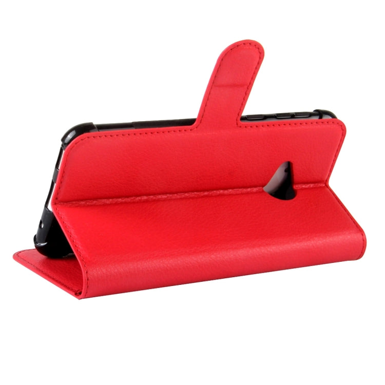 For HTC U Play Litchi Texture Horizontal Flip Leather Case with Magnetic Buckle & Holder & Card Slots & Wallet