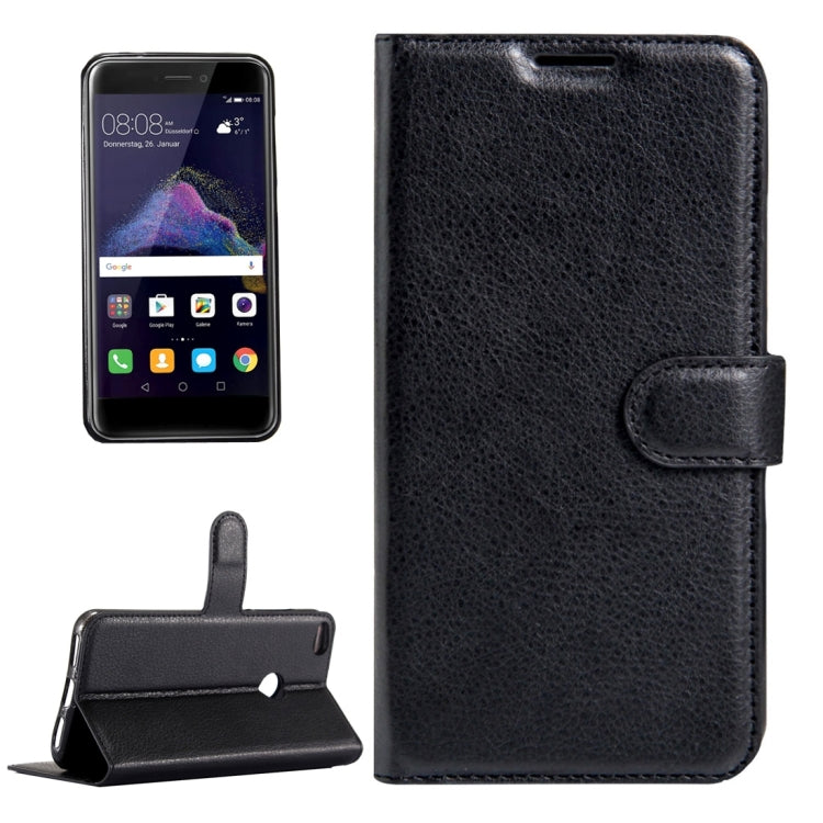 For Huawei  P8 Lite (2017) & P9 Lite (2017) & Honor 8 Lite Litchi Texture Horizontal Flip Leather Case with Magnetic Buckle & Holder & Card Slots & Wallet