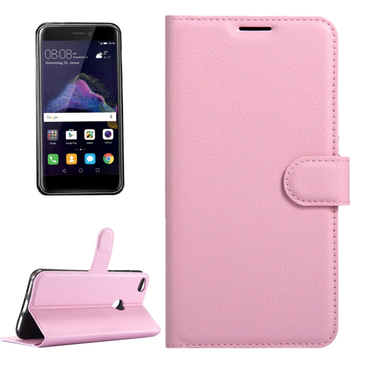 For Huawei  P8 Lite (2017) & P9 Lite (2017) & Honor 8 Lite Litchi Texture Horizontal Flip Leather Case with Magnetic Buckle & Holder & Card Slots & Wallet