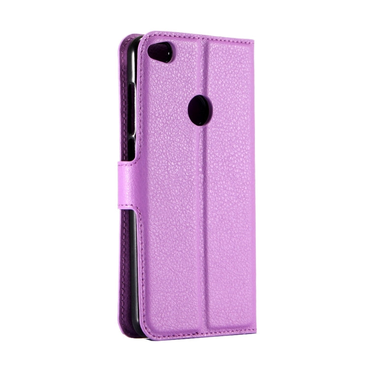 For Huawei  P8 Lite (2017) & P9 Lite (2017) & Honor 8 Lite Litchi Texture Horizontal Flip Leather Case with Magnetic Buckle & Holder & Card Slots & Wallet