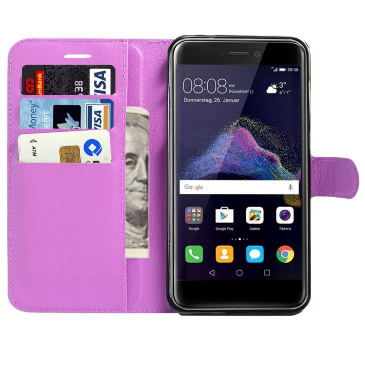 For Huawei  P8 Lite (2017) & P9 Lite (2017) & Honor 8 Lite Litchi Texture Horizontal Flip Leather Case with Magnetic Buckle & Holder & Card Slots & Wallet