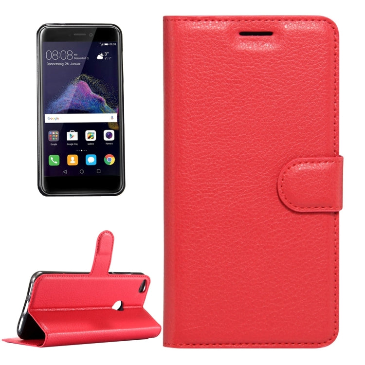 For Huawei  P8 Lite (2017) & P9 Lite (2017) & Honor 8 Lite Litchi Texture Horizontal Flip Leather Case with Magnetic Buckle & Holder & Card Slots & Wallet