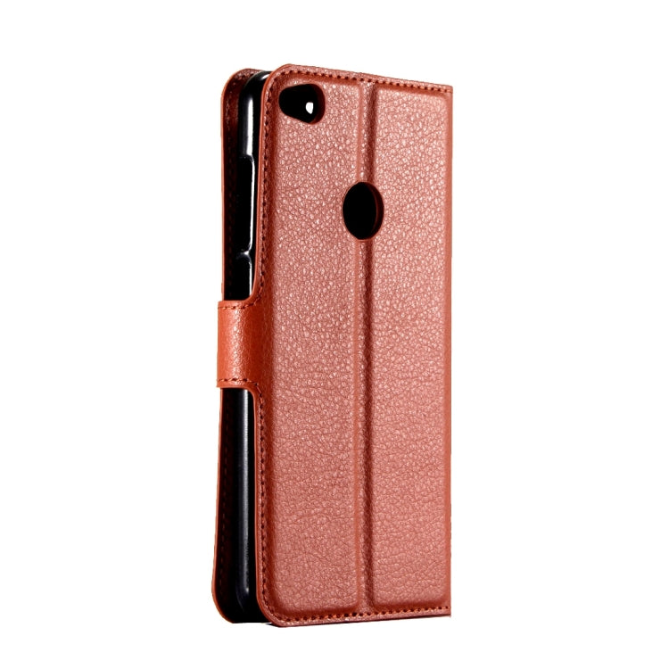 For Huawei  P8 Lite (2017) & P9 Lite (2017) & Honor 8 Lite Litchi Texture Horizontal Flip Leather Case with Magnetic Buckle & Holder & Card Slots & Wallet