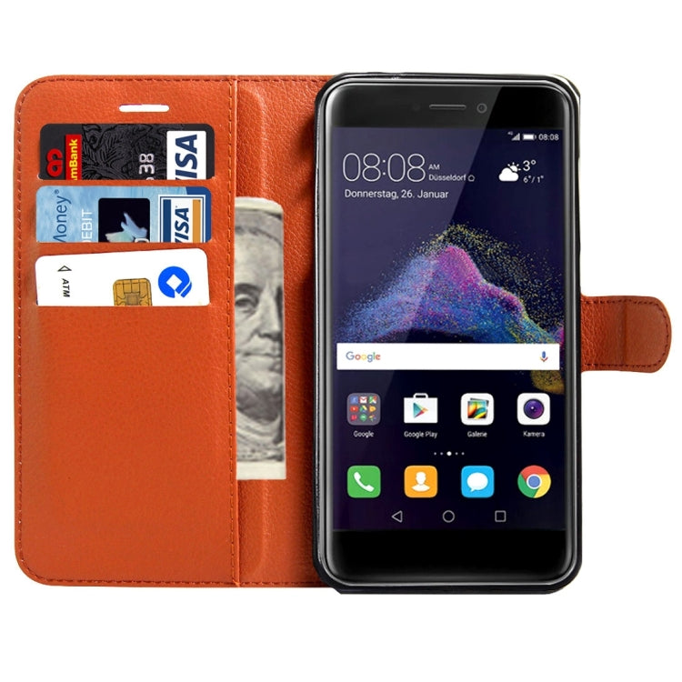 For Huawei  P8 Lite (2017) & P9 Lite (2017) & Honor 8 Lite Litchi Texture Horizontal Flip Leather Case with Magnetic Buckle & Holder & Card Slots & Wallet