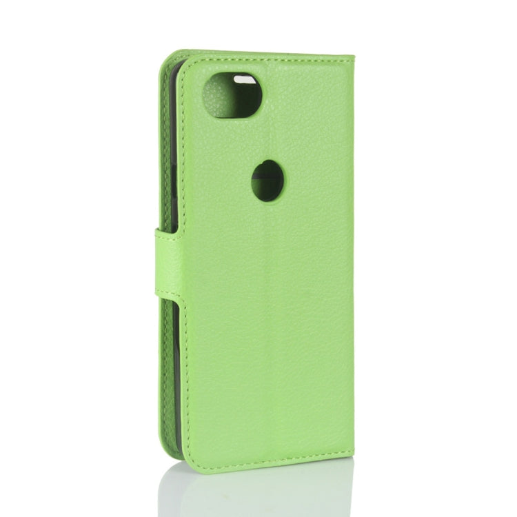 For Google Pixel 2 Litchi Texture Horizontal Flip Leather Case with Holder & Card Slots & Wallet