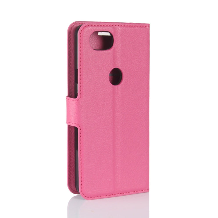 For Google Pixel 2 Litchi Texture Horizontal Flip Leather Case with Holder & Card Slots & Wallet