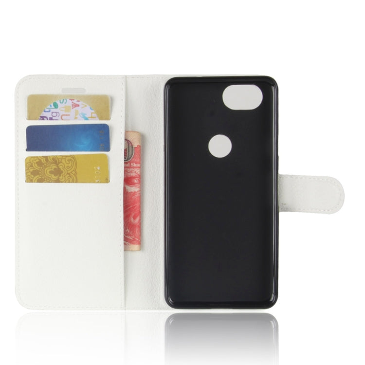 For Google Pixel 2 Litchi Texture Horizontal Flip Leather Case with Holder & Card Slots & Wallet