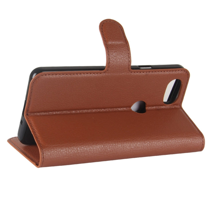 For Google Pixel 2 Litchi Texture Horizontal Flip Leather Case with Holder & Card Slots & Wallet