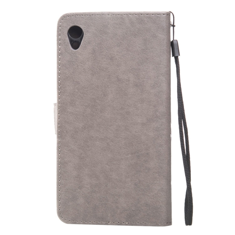 For Sony Xperia Z3 Crazy Horse Texture Printing Horizontal Flip Leather Case with Holder & Card Slots & Wallet & Lanyard