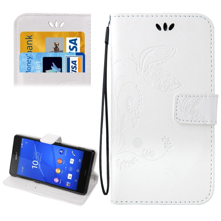 For Sony Xperia Z3 Crazy Horse Texture Printing Horizontal Flip Leather Case with Holder & Card Slots & Wallet & Lanyard