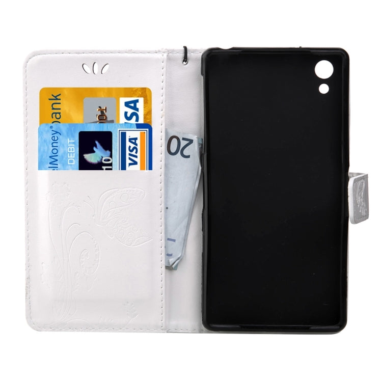 For Sony Xperia Z3 Crazy Horse Texture Printing Horizontal Flip Leather Case with Holder & Card Slots & Wallet & Lanyard