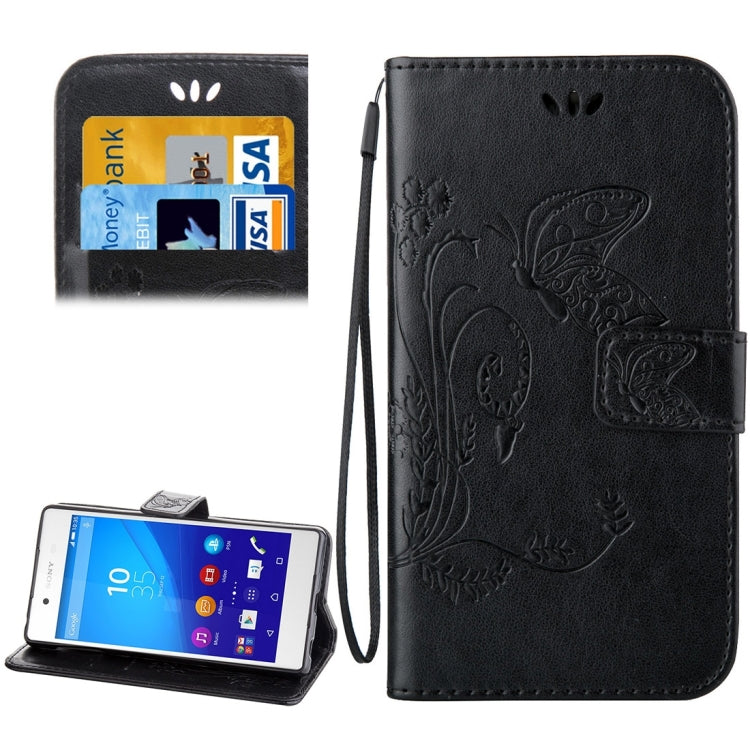 For Sony Xperia Z4 Crazy Horse Texture Printing Horizontal Flip Leather Case with Holder & Card Slots & Wallet & Lanyard