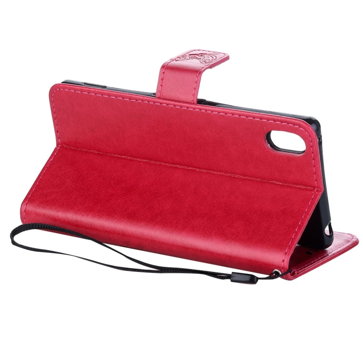 For Sony Xperia Z4 Crazy Horse Texture Printing Horizontal Flip Leather Case with Holder & Card Slots & Wallet & Lanyard