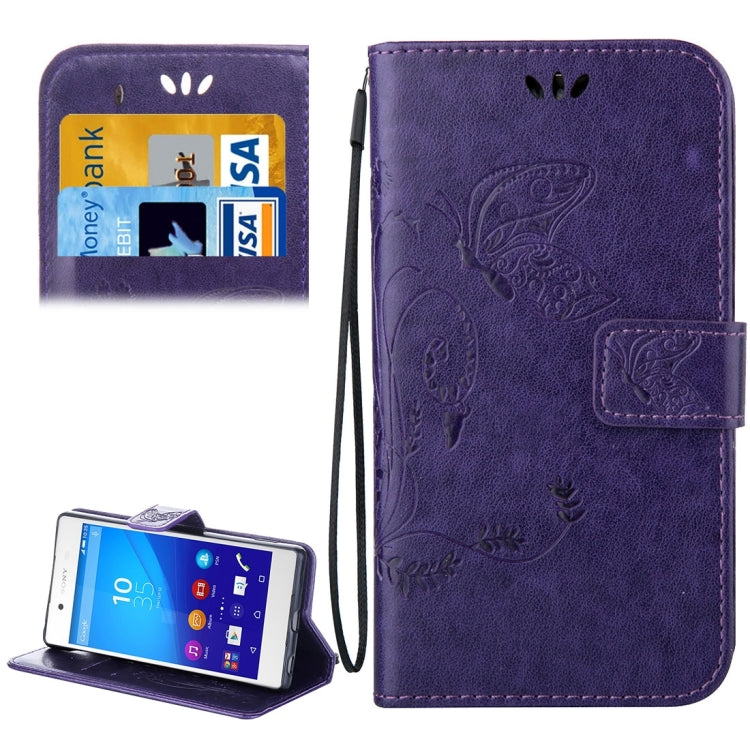 For Sony Xperia Z4 Crazy Horse Texture Printing Horizontal Flip Leather Case with Holder & Card Slots & Wallet & Lanyard