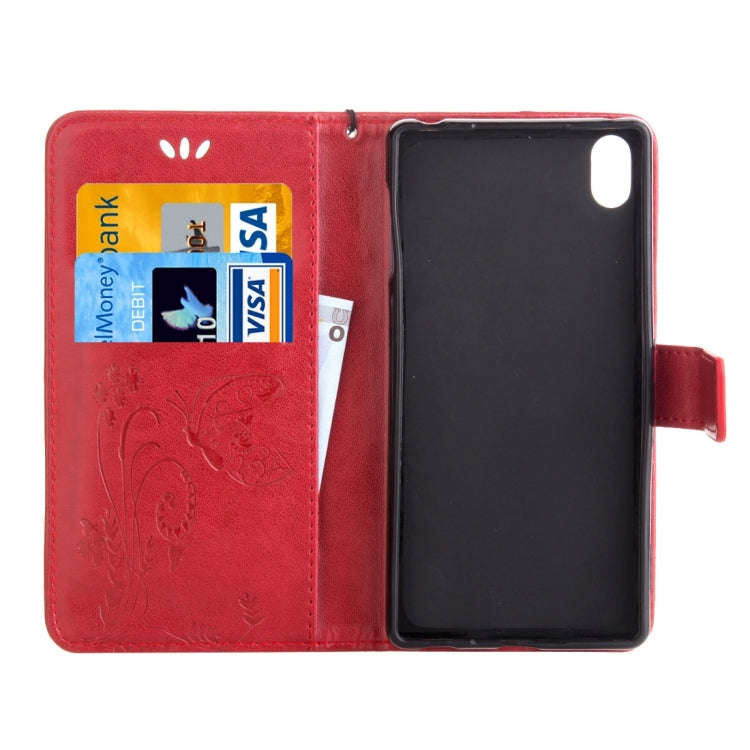 For Sony Xperia Z4 Crazy Horse Texture Printing Horizontal Flip Leather Case with Holder & Card Slots & Wallet & Lanyard