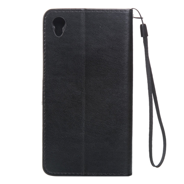 For Sony Xperia Z5 Crazy Horse Texture Printing Horizontal Flip Leather Case with Holder & Card Slots & Wallet & Lanyard