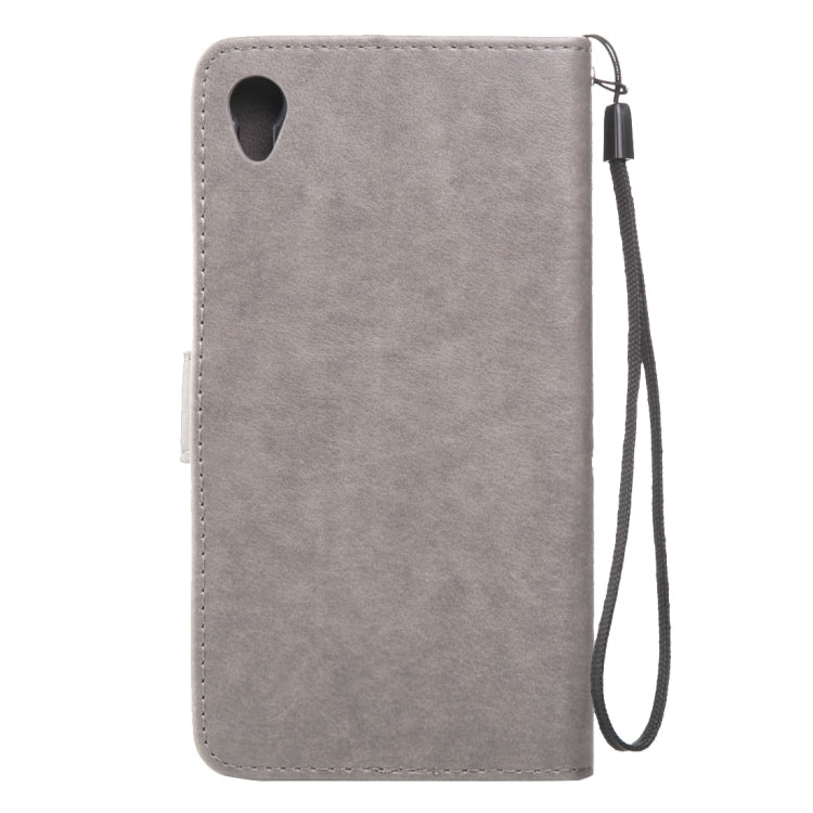 For Sony Xperia Z5 Crazy Horse Texture Printing Horizontal Flip Leather Case with Holder & Card Slots & Wallet & Lanyard