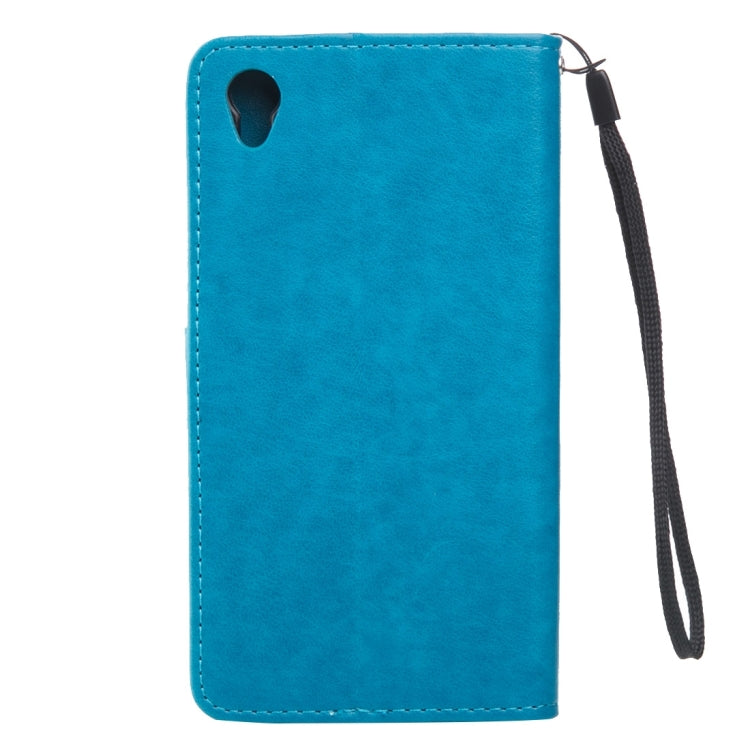 For Sony Xperia Z5 Crazy Horse Texture Printing Horizontal Flip Leather Case with Holder & Card Slots & Wallet & Lanyard