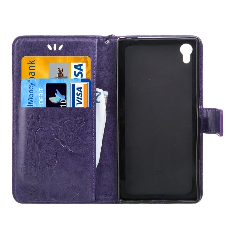 For Sony Xperia Z5 Crazy Horse Texture Printing Horizontal Flip Leather Case with Holder & Card Slots & Wallet & Lanyard