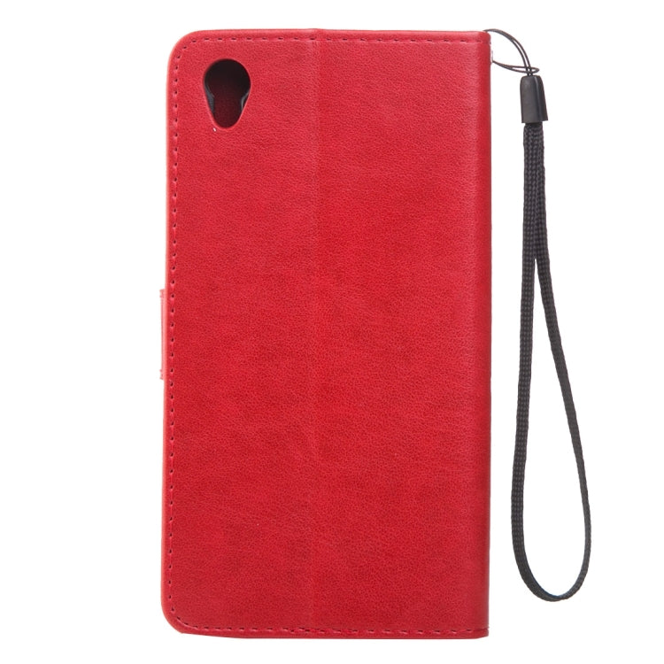 For Sony Xperia Z5 Crazy Horse Texture Printing Horizontal Flip Leather Case with Holder & Card Slots & Wallet & Lanyard