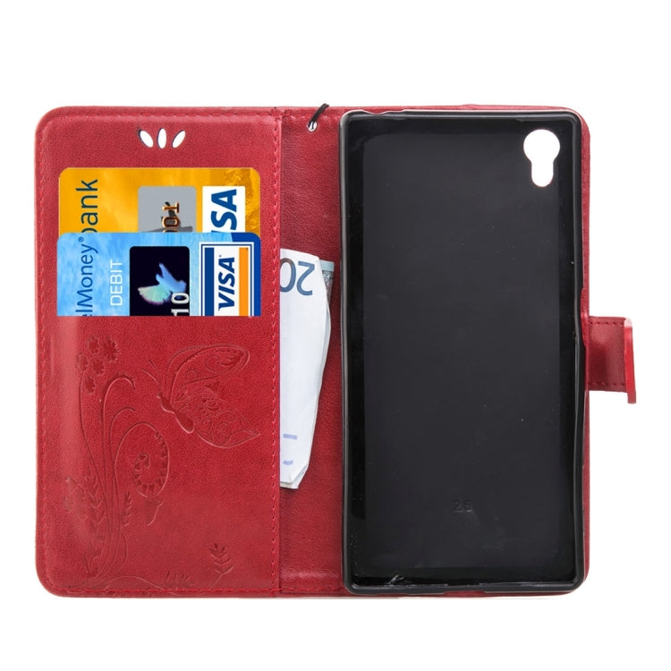 For Sony Xperia Z5 Crazy Horse Texture Printing Horizontal Flip Leather Case with Holder & Card Slots & Wallet & Lanyard