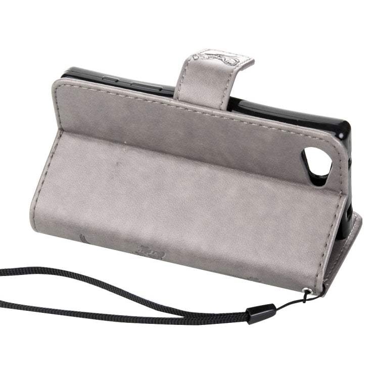 For Sony Xperia Z5 Mini Crazy Horse Texture Printing Horizontal Flip Leather Case with Holder & Card Slots & Wallet & Lanyard