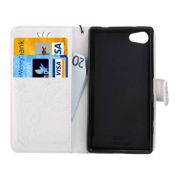 For Sony Xperia Z5 Mini Crazy Horse Texture Printing Horizontal Flip Leather Case with Holder & Card Slots & Wallet & Lanyard