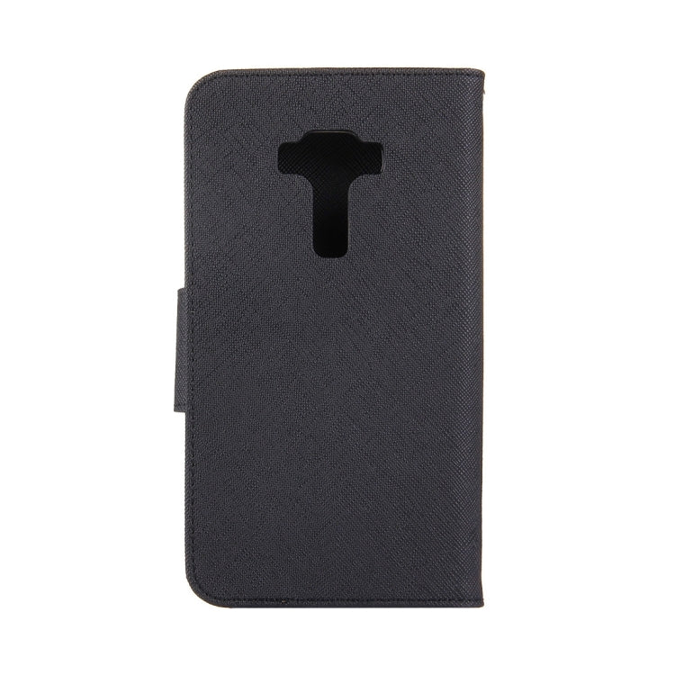 For ASUS ZenFone 3 /ZE520KL Cross Texture Horizontal Flip Leather Case with Holder & Card Slots & Wallet